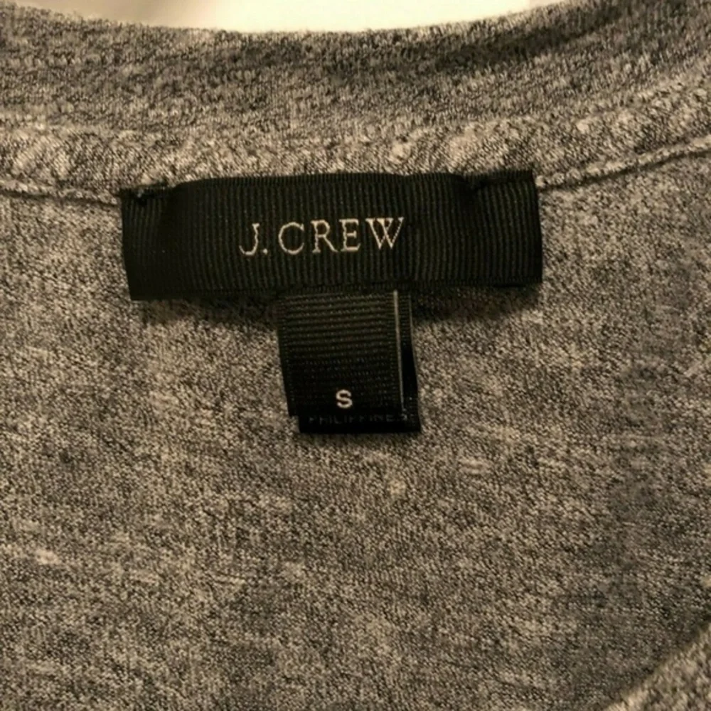 J. Crew Sleeveless Top‎ Black Gray Small Ruffled